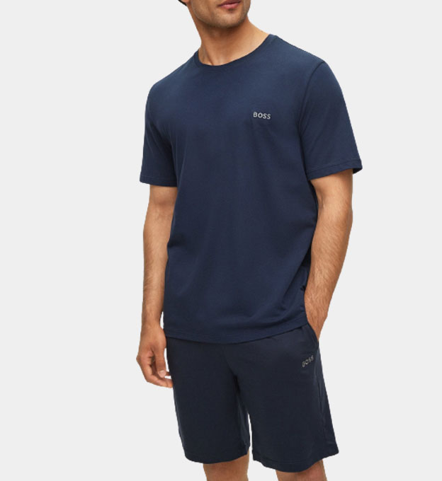Hugo Boss T-paita Miehet Tumma Sininen
