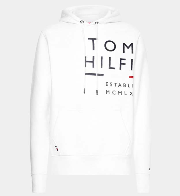 Tommy Hilfiger Huppari Miehet Valkoinen