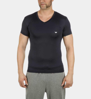 Emporio Armani T-paita Miehet Tummansininen Sininen