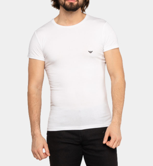 Emporio Armani Crew neck T-paita Miehet Valkoinen