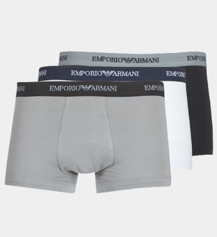 Emporio Armani 3 Pakkaus Boksereita Miehet Multicolor