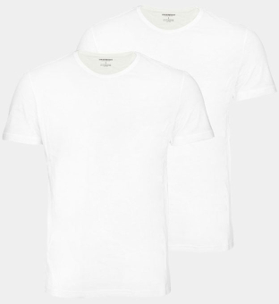Emporio Armani 2 Pakkaus T-paidat Miehet Valkoinen