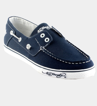 Ed Hardy Boat Kengät Miehet Tummansininen