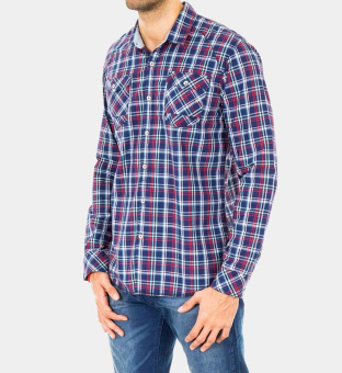 Hilfiger Denim Paita Miehet Tummansininen Sininen