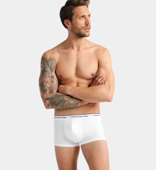 Tommy Hilfiger 3 Pakkaus Boksereita Miehet Musta Harmaa Heath