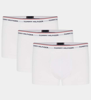 Tommy Hilfiger 3 Pakkaus Boksereita Miehet Valkoinen