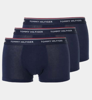 Tommy Hilfiger 3 Pakkaus Boksereita Miehet Peatcoat