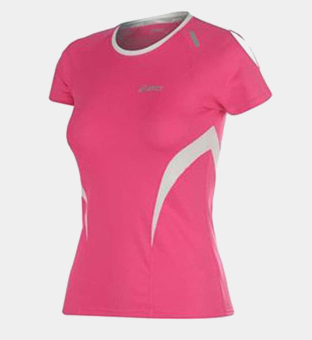 Asics Running T-paita Naisten Vaaleanpunainen