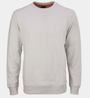 Hugo Boss Relaxed-Fit Sweatshirt Miehet Kevyt Pastel Harmaa