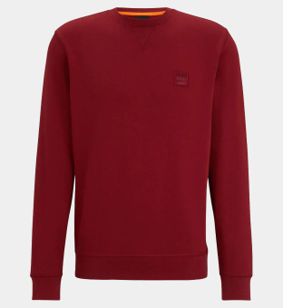 Hugo Boss Relaxed-Fit Sweatshirt Miehet Punainen