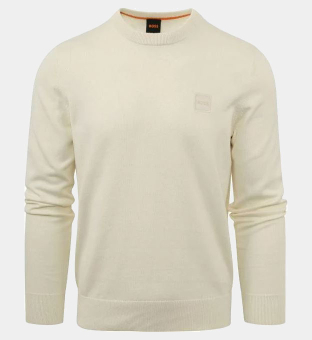 Hugo Boss Crew Neck Villapaita Miehet Kevyt Beige