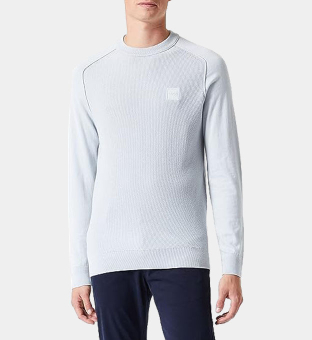 Hugo Boss Villapaita Miehet Kevyt Pastel Harmaa