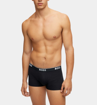 Hugo Boss 3 Pakkaus Boksereita Miehet Musta