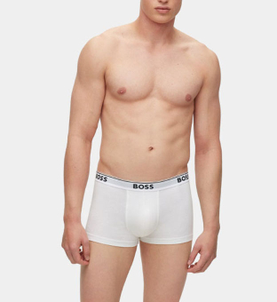 Hugo Boss 3 Pakkaus Boksereita Miehet Valkoinen