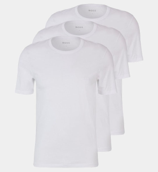 Hugo Boss 3 Pakkaus T-paidat Miehet Valkoinen
