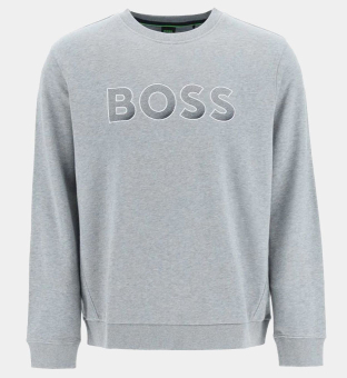 Hugo Boss Classic Crewneck Sweatshirt Miehet Kevyt Pastel Harmaa