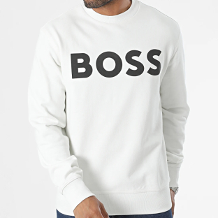 Hugo Boss Relaxed-Fit Sweatshirt Miehet Natural