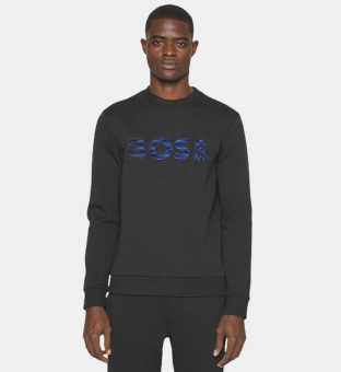 Hugo Boss 3D Logo Sweatshirt Miehet Musta