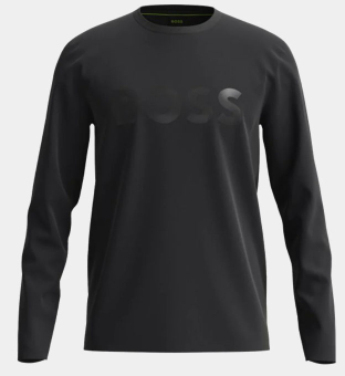 Hugo Boss Mirror-Effect Logo T-paita Miehet Musta