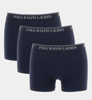 Ralph Lauren 3 Pakkaus Boksereita Miehet Cruise Tummansininen