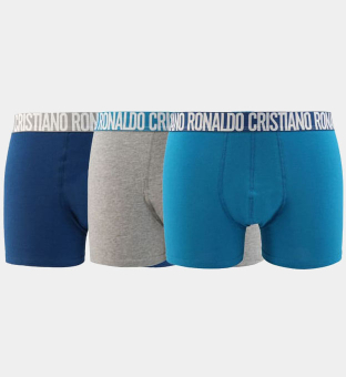 CR7 Cristiano Ronaldo 3 Pakkaus Boxer Miehet Sininen