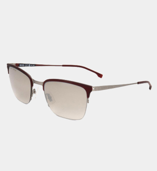 Hugo Boss Aurinkolasit Miehet Matte Burgundia Ruthenium