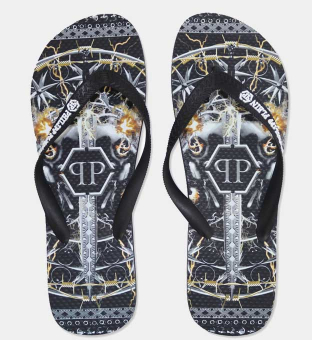 Philipp Plein Sandaalit Unisex Musta