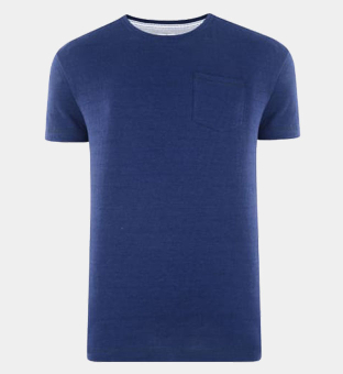 Dstruct Fine Stripe T-paita Miehet Indigo
