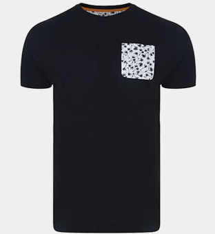 Dstruct Pocket T-paita Miehet Musta