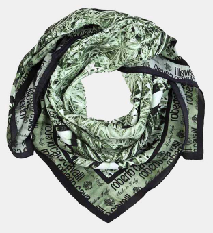 Roberto Cavalli Huivi Unisex  Vihreä