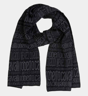 Roberto Cavalli Huivit Unisex Musta