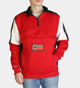 Geographical Norway Sweatshirt Miehet Punainen