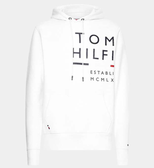 Tommy Hilfiger Huppari Miehet Valkoinen