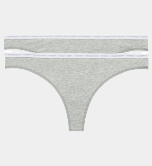 Calvin Klein 2 Pakkaus Stringit Naisten Harmaa