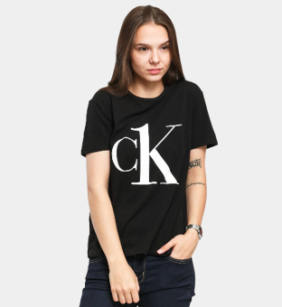 Calvin Klein T-paita Naisten Musta