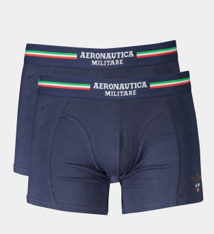 Aeronautica Militare 2 Pakkaus Boksereita Miehet Sininen