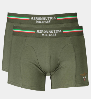 Aeronautica Militare 2 Pakkaus Boksereita Miehet Vihreä