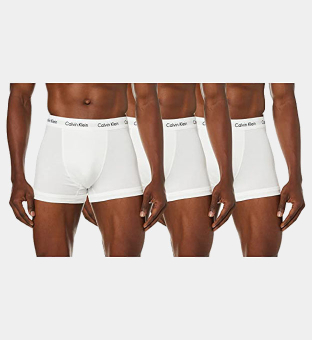 Calvin Klein 3 Pakkaus Boksereita Miehet Valkoinen