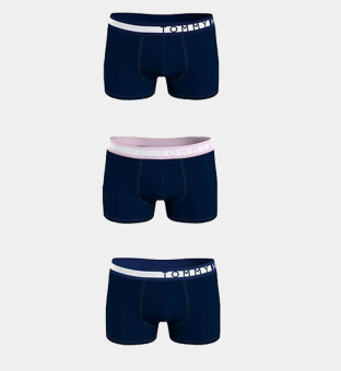 Tommy Hilfiger 3 Pakkaus Boksereita Miehet Desert Sky-Pale